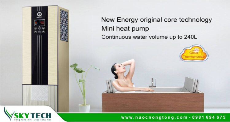 Tìm hiểu tác dụng của Máy nước nóng tổng Bơm nhiệt Heatpump