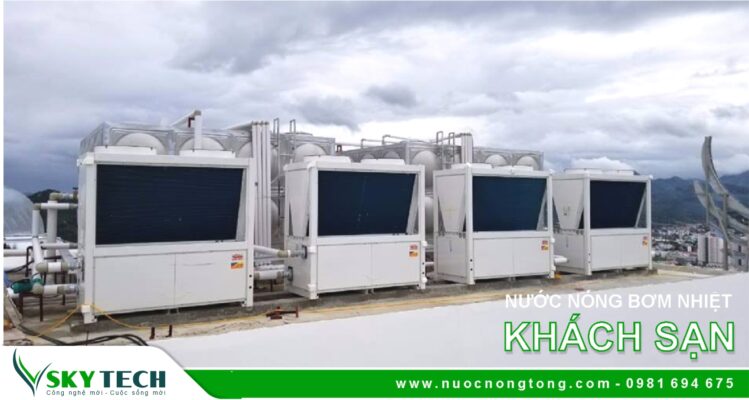 Máy nước nóng công nghiệp công nghệ bơm nhiệt Heat pump hiện đại