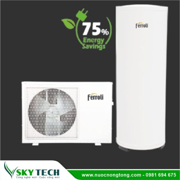 Bình chứa nước nóng Ferroli Heatpump FRSX 50L