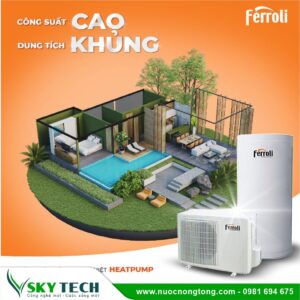 Bình chứa nước nóng Ferroli Heatpump FRSX 50L