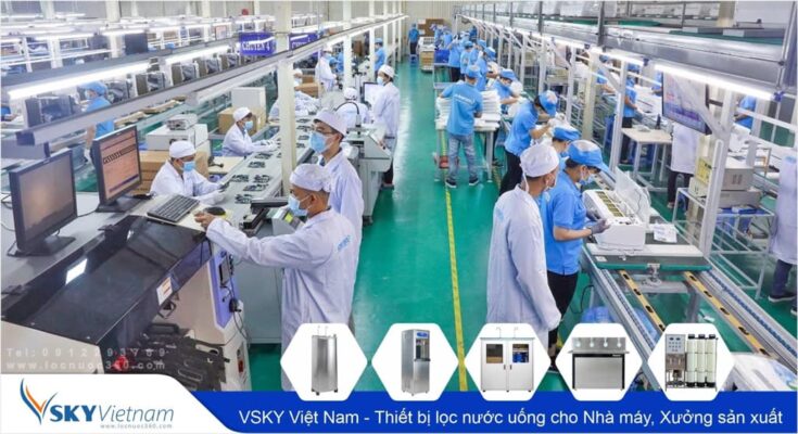 Giải pháp lọc nước uống trực tiếp cho Công nhân sản xuất