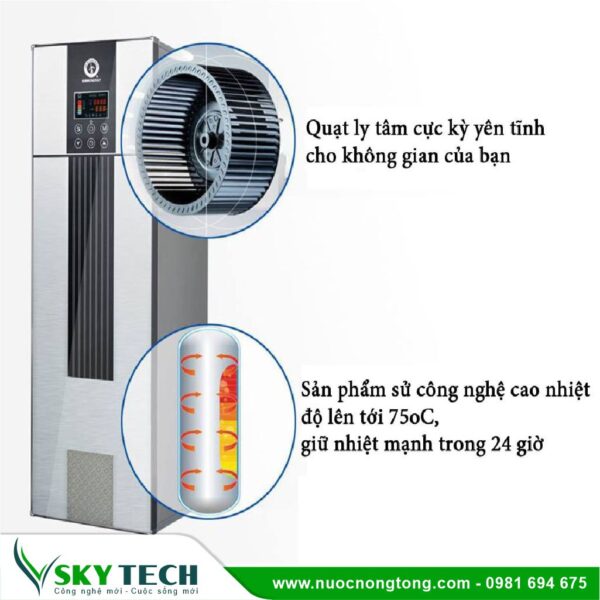 Máy bơm nhiệt nước nóng HeatPump New Energy ECO B235/80P 360L