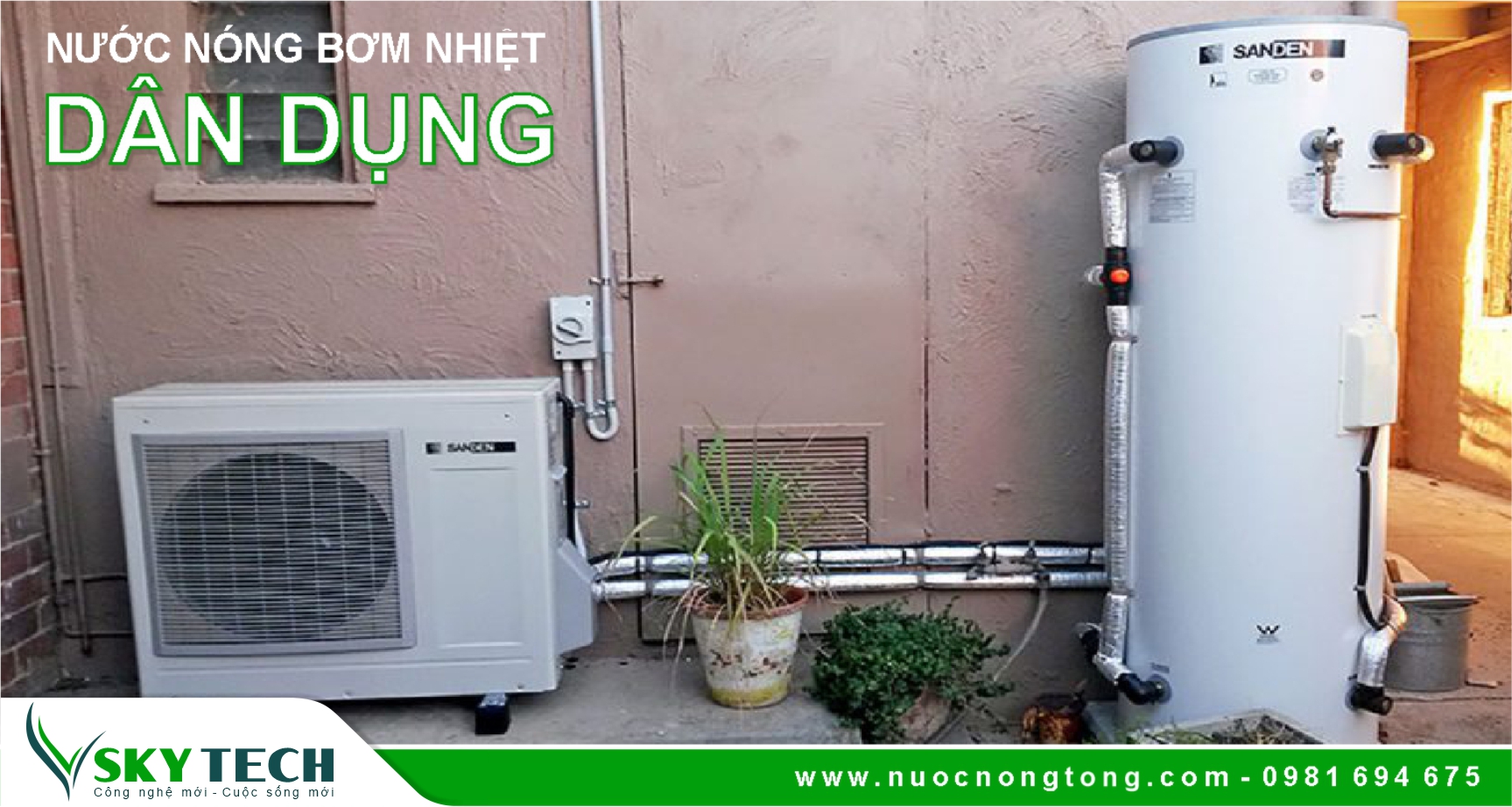 Hệ thống nước nóng trung tâm Heatpump có những ưu điểm gì?