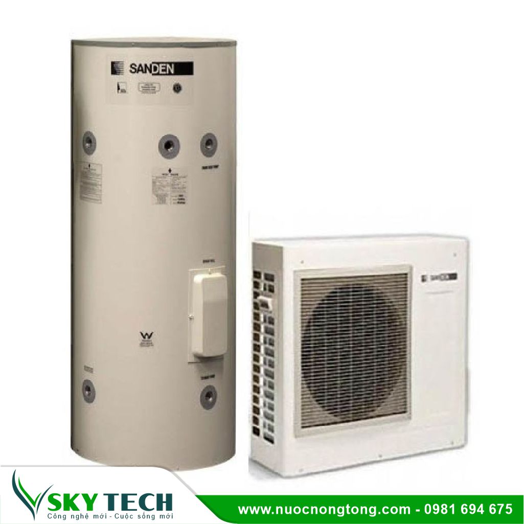 Máy nước nóng Heatpump Sanden CO2 Nhật Bản 315SAQA 315lit