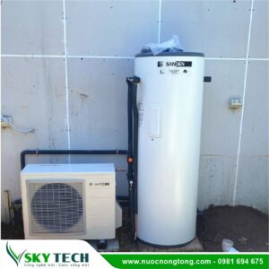 Máy nước nóng Heatpump Sanden CO2 Nhật Bản 250SAQA 250lit