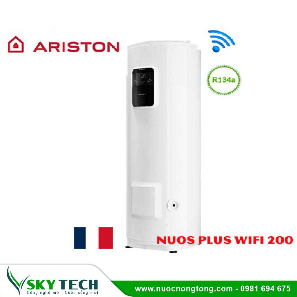 Máy bơm nhiệt Ariston Nuos Plus Wifi Model 200