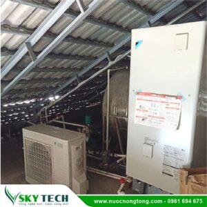 Máy nước nóng trung tâm Daikin EQ37XFTV điều khiển Mobile