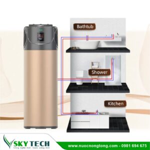 Máy Bơm nhiệt Heat Pump 200 lít New Energy