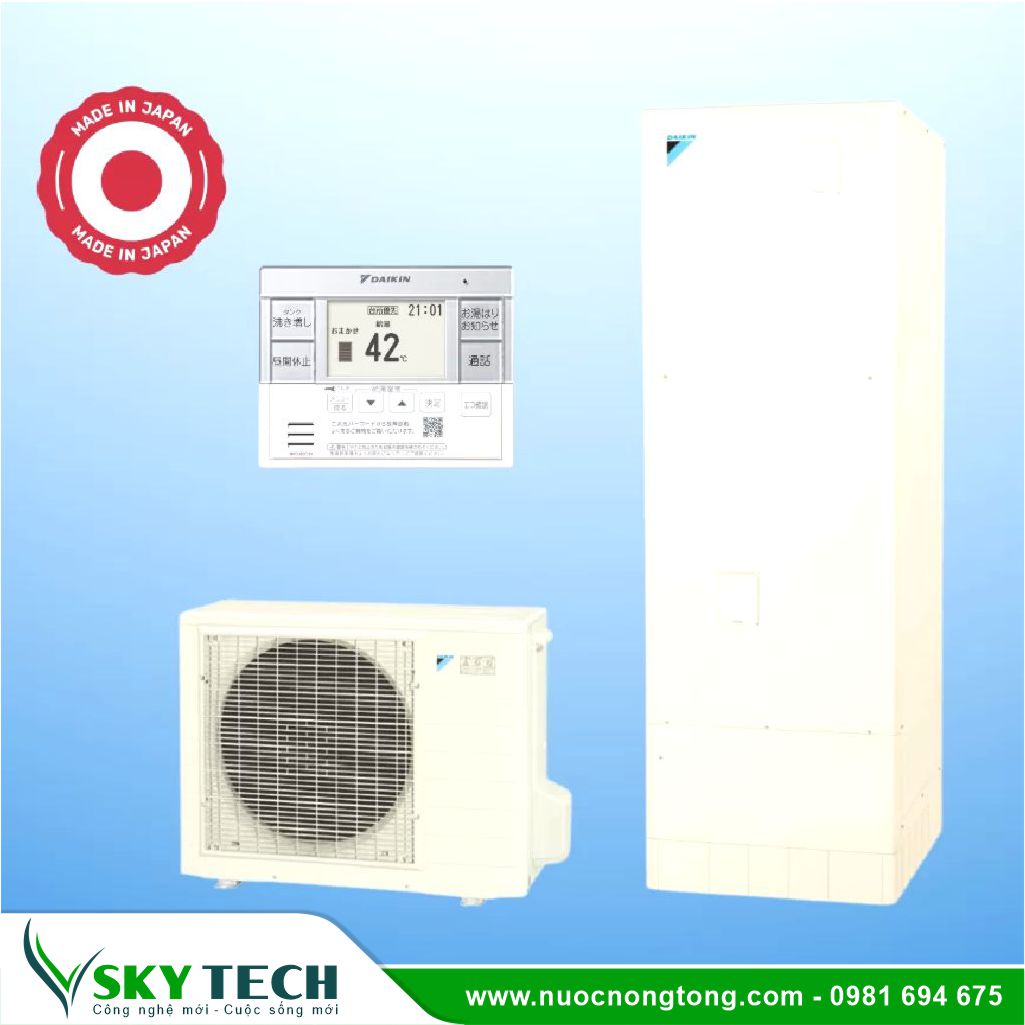 Thiết bị nước nóng tổng Heatpump Daikin EQ46VV 460L