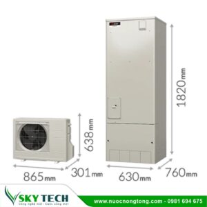 Máy nước nóng tổng Heatpump Mitsubishi SRT N376 370 lít 2024