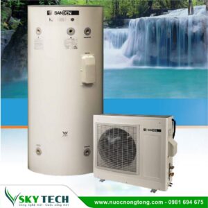 Máy nước nóng Heatpump Sanden CO2 Nhật Bản 300SAQA 300lit