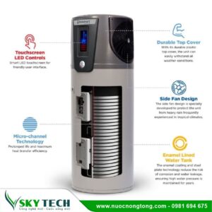 Máy bơm nhiệt Heatpump Solahart Atmos Air 180L