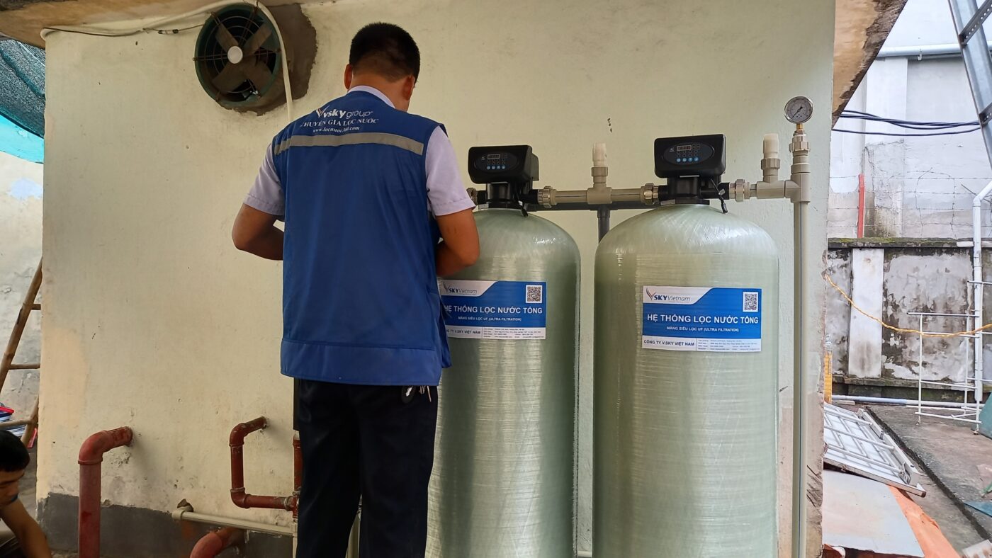 Cột lọc tổng: Giải pháp hiệu quả cho nước sạch trong gia đình