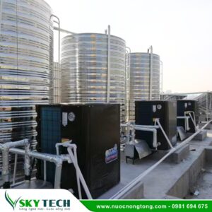Máy bơm nhiệt công suất lớn SKY 25 cho Khách sạn