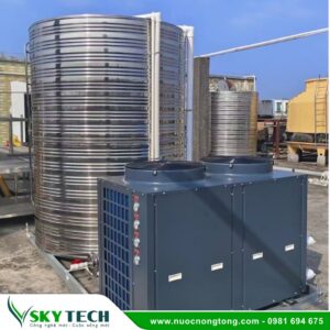 Máy bơm nhiệt Heat pump nước nóng cho Khách sạn, Resort