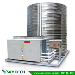 Máy bơm nhiệt Heat pump nước nóng cho Khách sạn, Resort