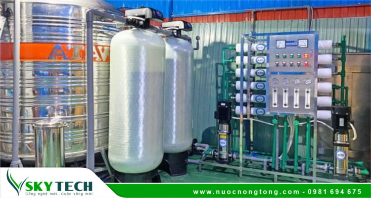 Dây chuyền sản xuất nước tinh khiết đạt chuẩn Bộ Y tế