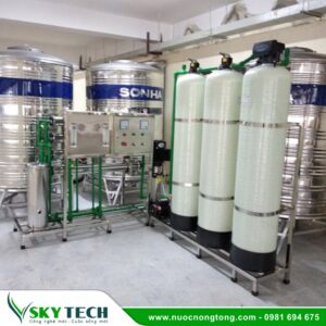 Hệ thống lọc nước RO ngành Mỹ phẩm công nghiệp