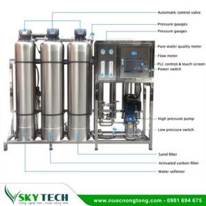Hệ thống lọc nước đóng bình – Ion kiềm công nghiệp 1000l/h