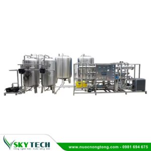 Hệ thống lọc nước EDI 3000L/h khử khoáng công nghiệp