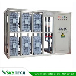 Hệ thống lọc nước EDI 10m3/h cho sản xuất công nghiệp