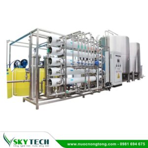 Hệ thống lọc nước EDI 10m3/h cho sản xuất công nghiệp