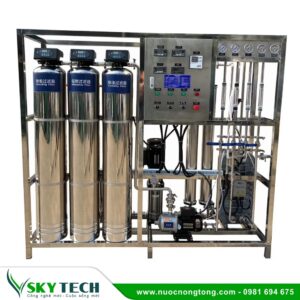 Hệ thống lọc nước EDI 500L/h khử khoáng công nghiệp