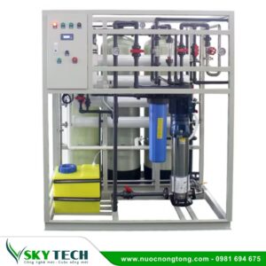 Hệ thống lọc nước EDI 1000L/H cho sản xuất công nghiệp