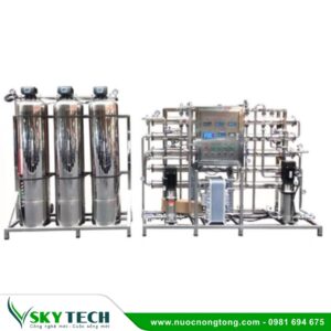 Hệ thống lọc nước EDI 1000L/H cho sản xuất công nghiệp