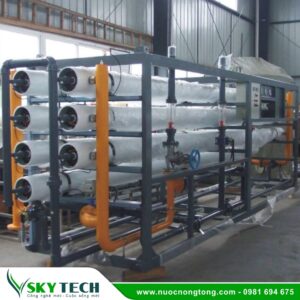 Hệ thống RO Nhà máy xử lý nước sạch: Công suất lọc 50m3/ngày
