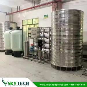Hệ thống lọc nước RO: Cấp nước sạch khu công nghiệp (5000L)