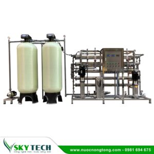 Hệ thống lọc UV/EDI (2000L/h): Xử lý nước giếng khoan