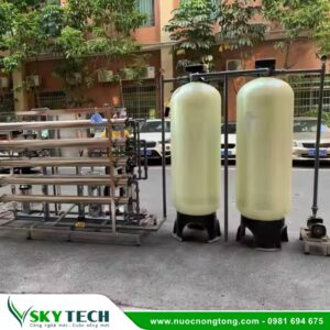 Hệ thống lọc UV/EDI (2000L/h): Xử lý nước giếng khoan