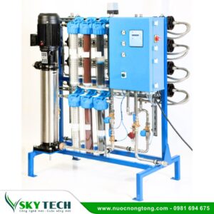 Hệ thống RO Nhà máy xử lý nước sạch 1000L/giờ