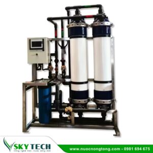 Hệ thống xử lý nước UF 4000L/h: Siêu lọc, cấp nước khoáng