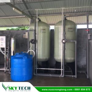 Hệ thống xử lý nước giếng khoan 5000L/h: Cấp nước sạch