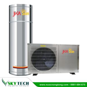 Máy nước nóng Bơm nhiệt Jikasun vỏ inox 120JK-IX