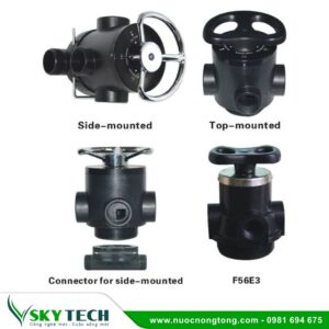 Van tay Runxin – Van sục rửa cơ lọc nước