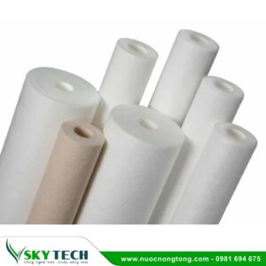 Lõi lọc PP 20 inch 10micron sợi bông nén