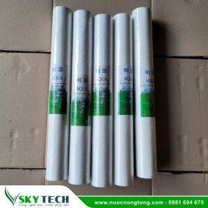 Lõi lọc PP 20 inch 10micron sợi bông nén