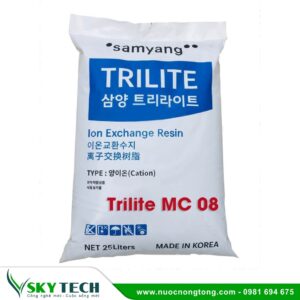 Hạt Cation Trilite MC08 làm mềm nước (Hàn Quốc)