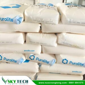 Hạt cation Purolite C100E: Trao đổi ion, xử lý nước công nghiệp