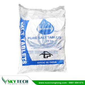 Muối viên tinh khiết Pure Salt Tablets Ấn Độ (Bao 25kg)