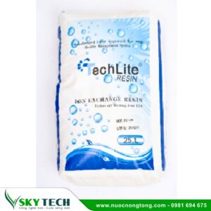 Hạt nhựa trao đổi Resin Techlite làm mềm nước giá rẻ