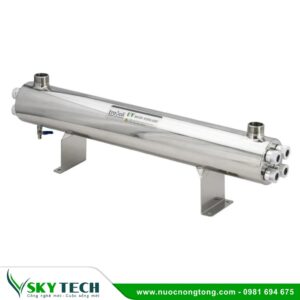 Bộ đèn UV diệt khuẩn nước SS 220W 48GPM lưu lượng 11m3/h