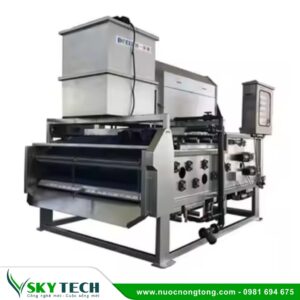 Hệ thống bộ lọc băng ép phân loại nước bùn