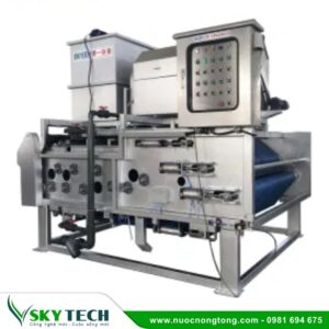 Hệ thống bộ lọc băng ép phân loại nước bùn