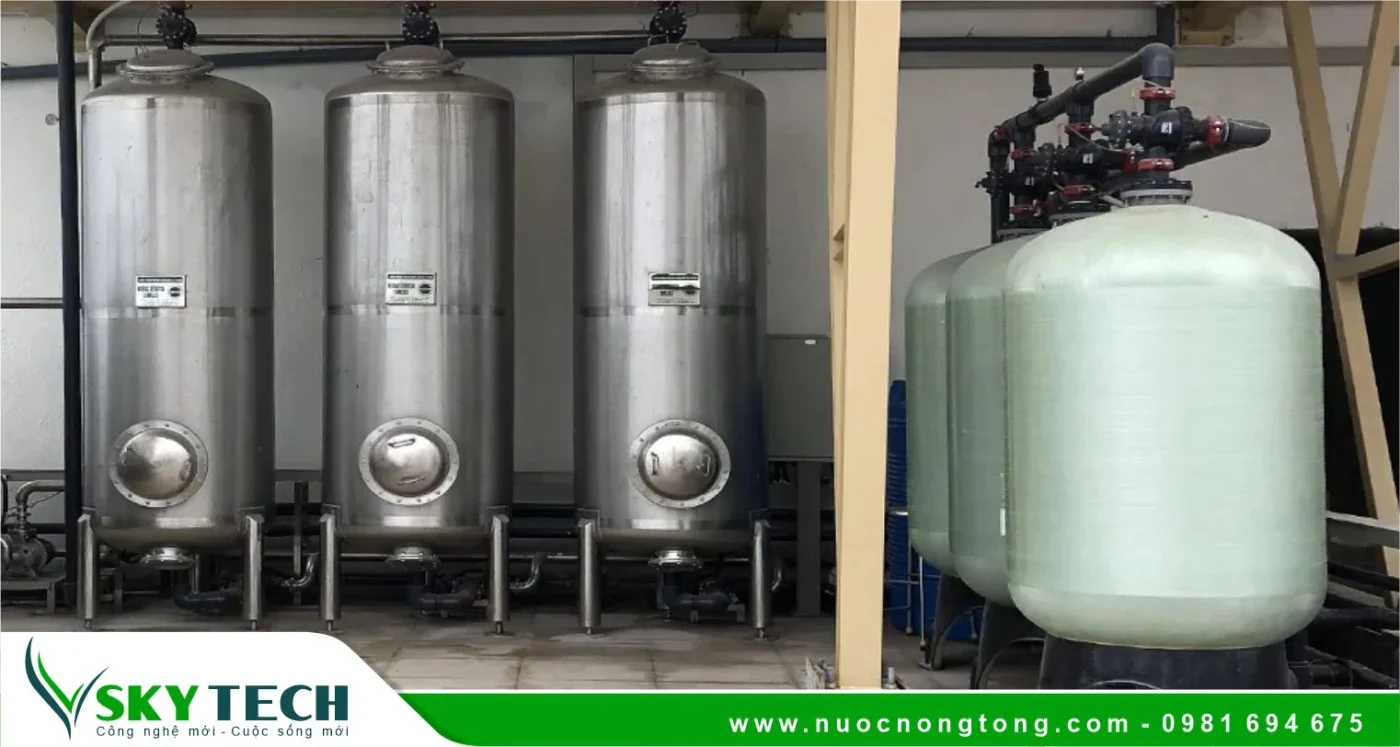 Giải pháp lọc nước tổng sinh hoạt cho Nhà máy Dệt nhuộm