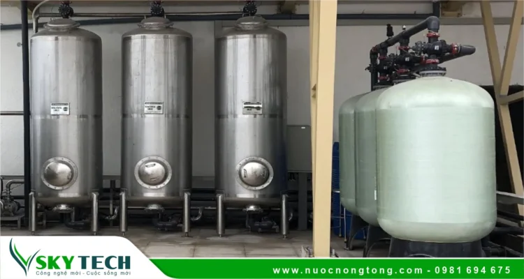 Giải pháp lọc nước tổng sinh hoạt cho Nhà máy Dệt nhuộm