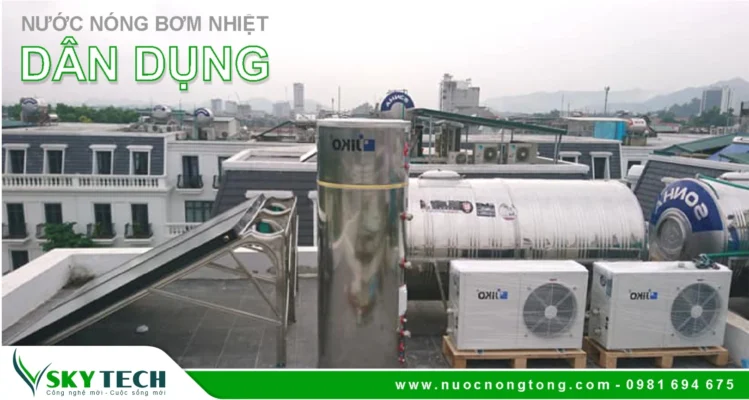 Máy nước nóng Bơm nhiệt Heatpump nhập khẩu tại Thái Bình